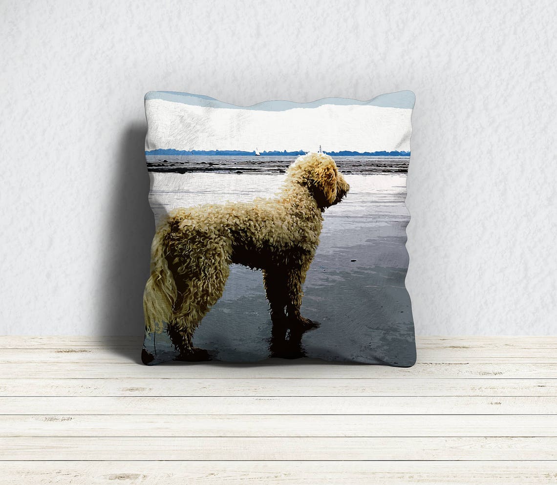 Goldendoodle Pillow Dog Pillow Throw Pillow Labradoodle Etsy