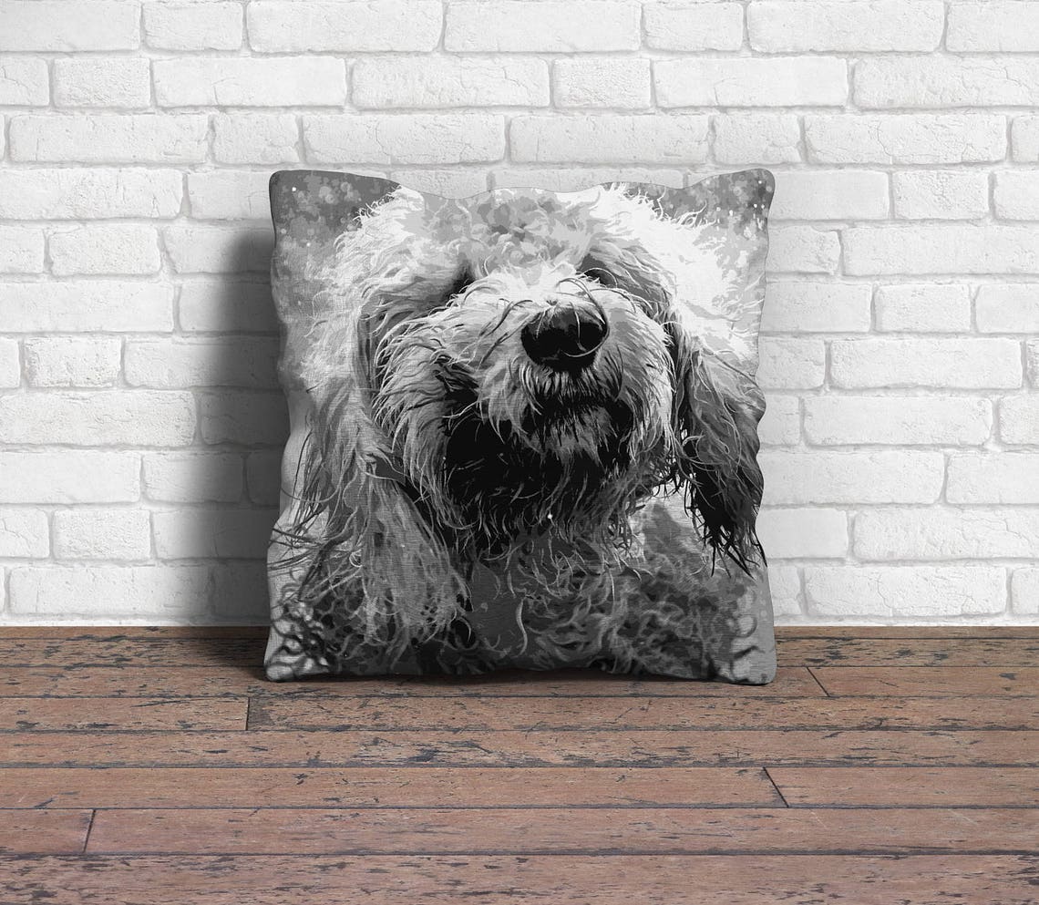 Goldendoodle Pillow Dog Pillow Throw Pillow Labradoodle Etsy