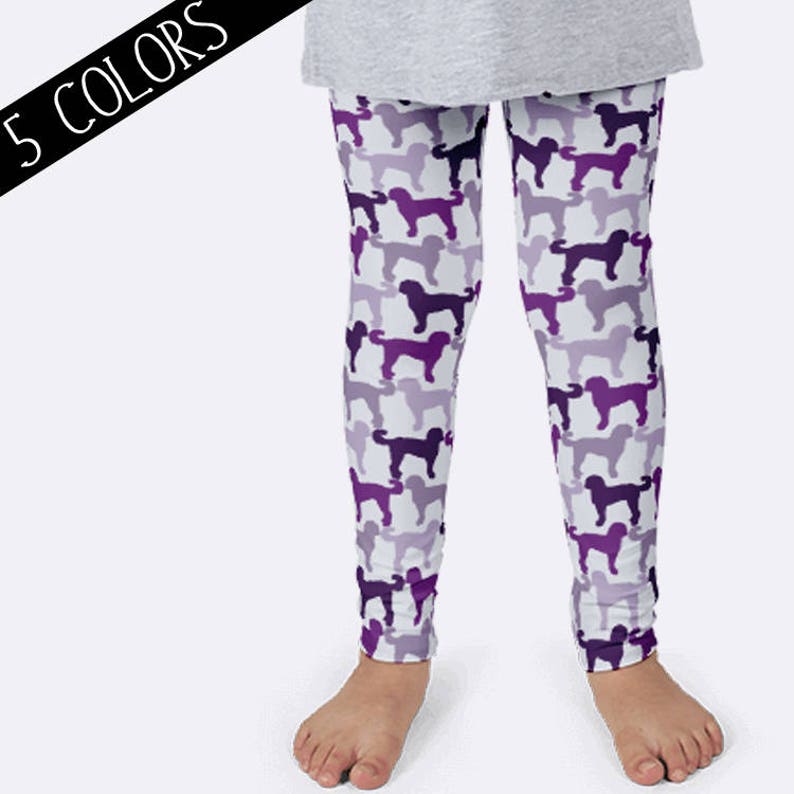 Goldendoodle Kids Leggings Leggings for Girls Dog Leggings Doodle