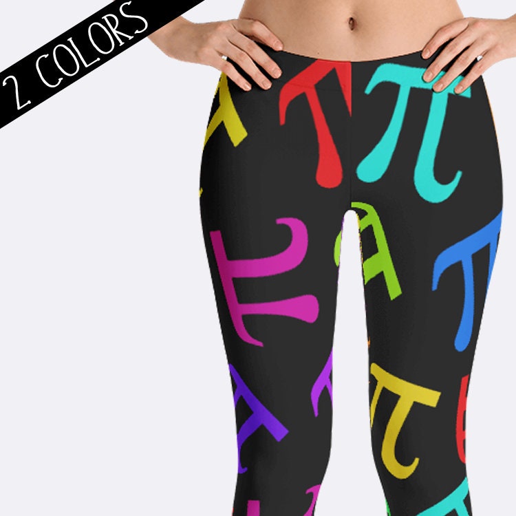 Pi Leggings Pi Day Leggings Math Leggings Pi Clothing Etsy