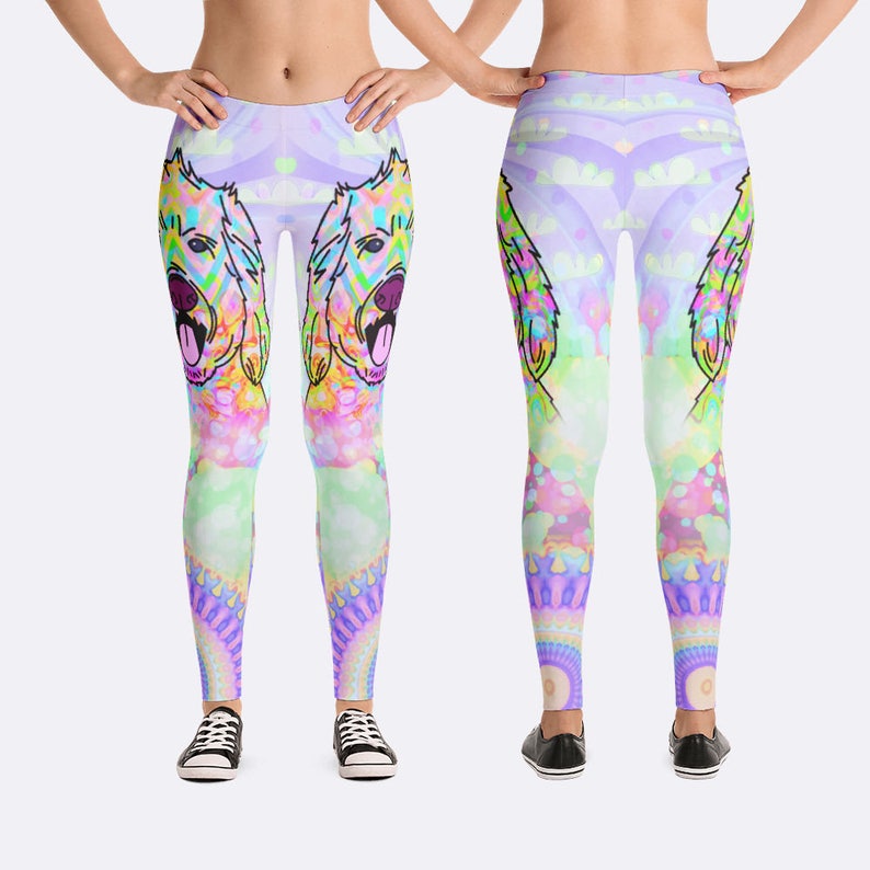 Dog Leggings Women Dog Mom Gifts for Women Goldendoodle Etsy