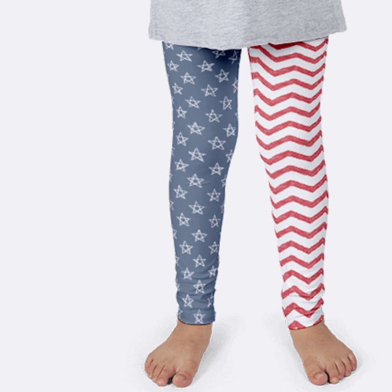 Patriotic Leggings American Flag Leggings America Leggings Etsy