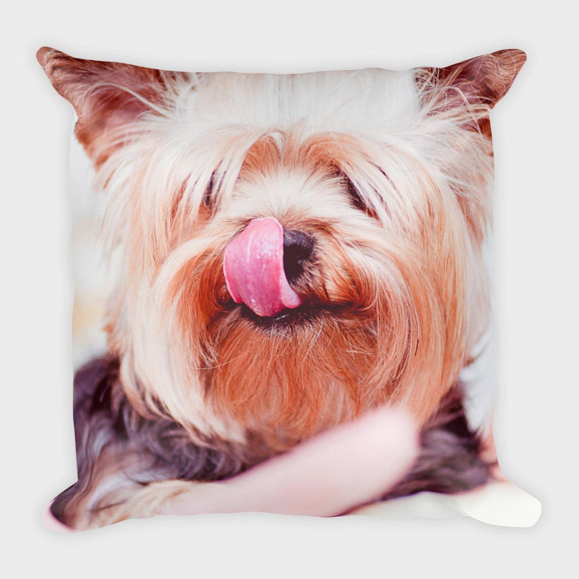 Yorkie Pillow Yorkshire Terrier Pillow Throw Pillow Yorky Etsy UK