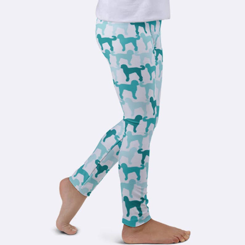 Goldendoodle Kids Leggings Leggings for Girls Dog Leggings Doodle