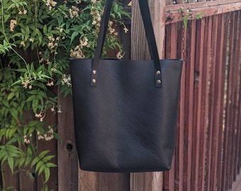 Handstitched Leather Tote