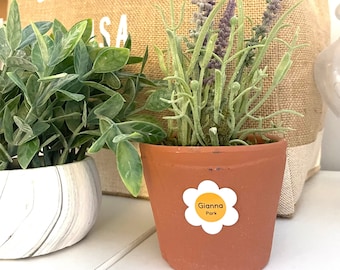 Waterproof Daisy Name Sticker - 60 Stickers