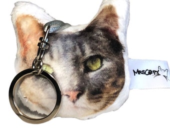 Custom Pet Pillow Keychain Custom Keychain Pet Christmas Ornament Christmas Gift Cat Ornament Dog Ornament Pet Lover Gift Pet Christmas