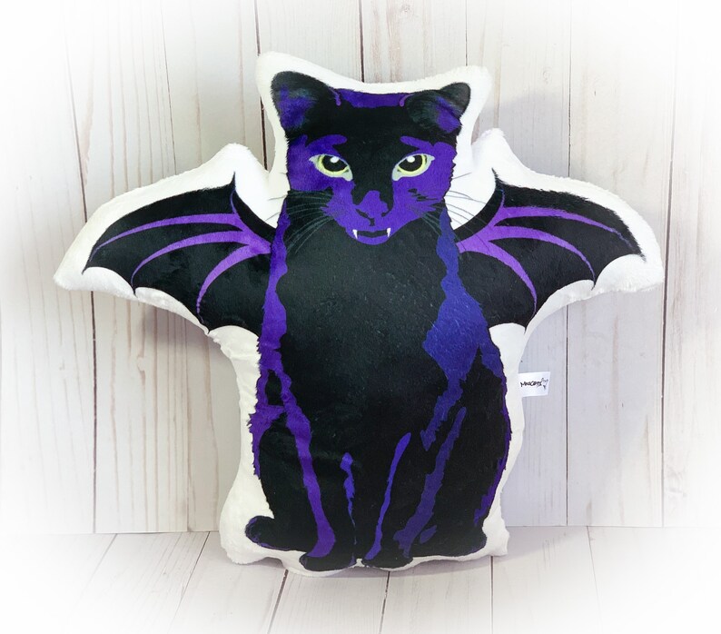 stuffed black cat halloween