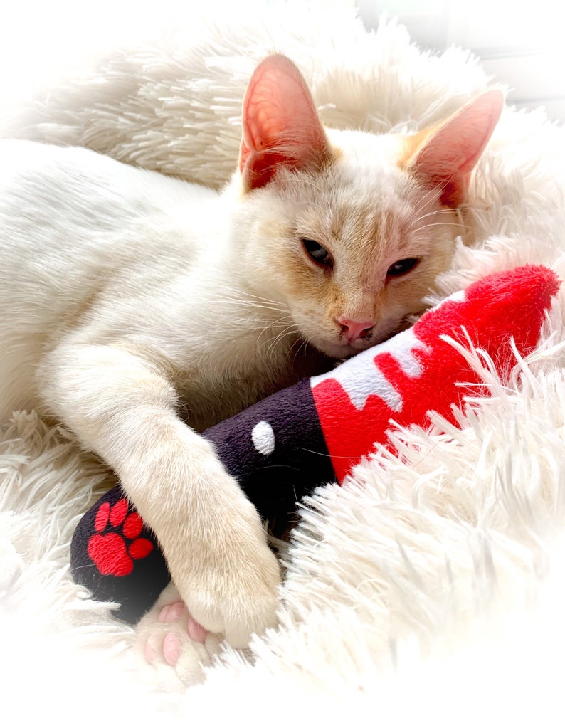 Bloody Knife Catnip Toy the ORIGINAL Killer Cat Toy Halloween Etsy