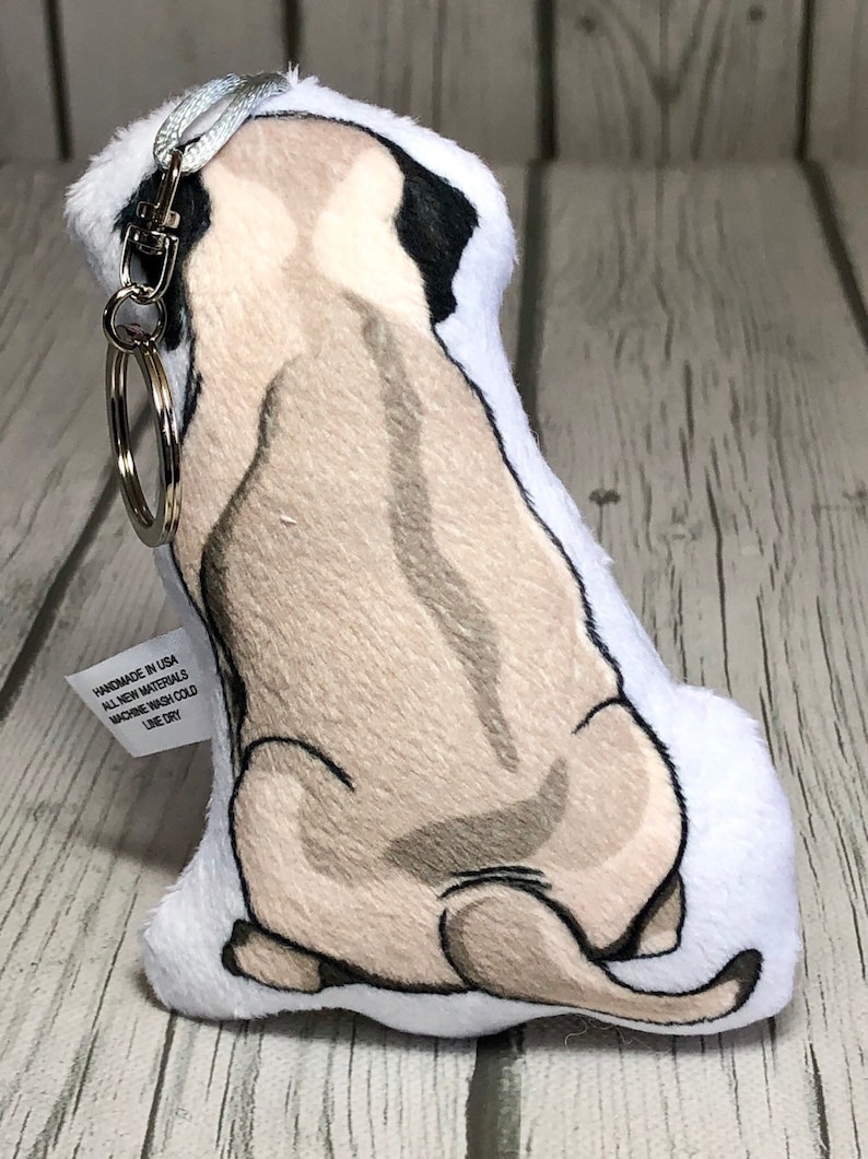 English Mastiff Keychain Bulldog Keychain Fawn Bulldog English Etsy