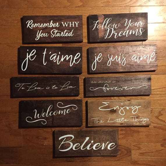 Mini signs | Etsy