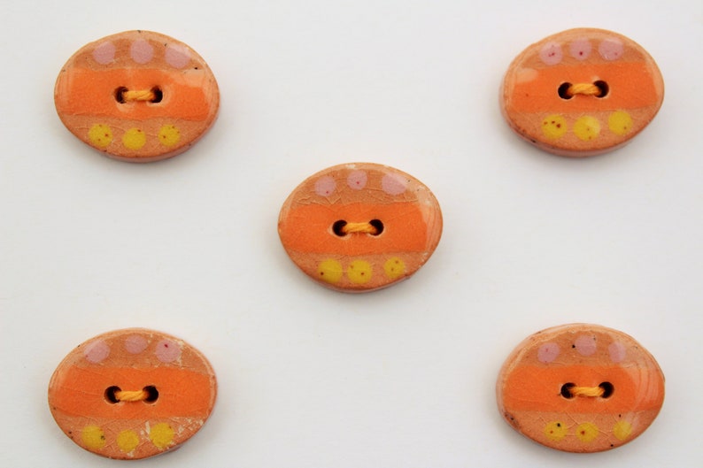 Oval Ceramic ButtonsHandcrafted ButtonEarthen Clay ButtonDecorative Clay ButtonHandmade ButtonUnique ButtonArtisan ButtonOOAKOval