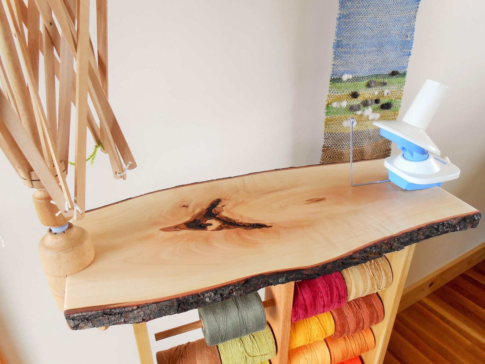 Weaving Winding Station/weaving Spool Rack/weaving Cone Etsy