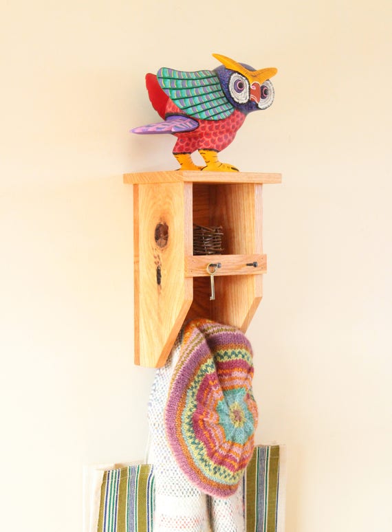 Tiny Birdhouse Coat Rack Cubby Shelf Unit Small Wall New Zealand Tiny Birdhouse Coat Rack Cubby Shelf, Birdhouse Wall Coat Rack
