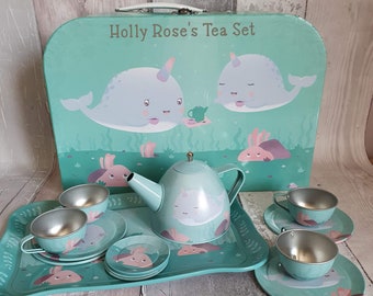 personalised childrens tea set