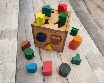 personalised shape sorter