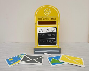 childrens wooden post box