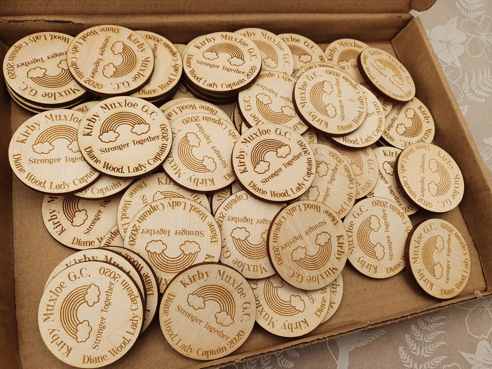 Wooden Golf Club Ball Markers Wooden Ball Markers Golf Gift Etsy