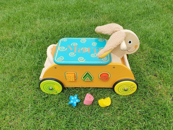 personalised wooden ride on toys