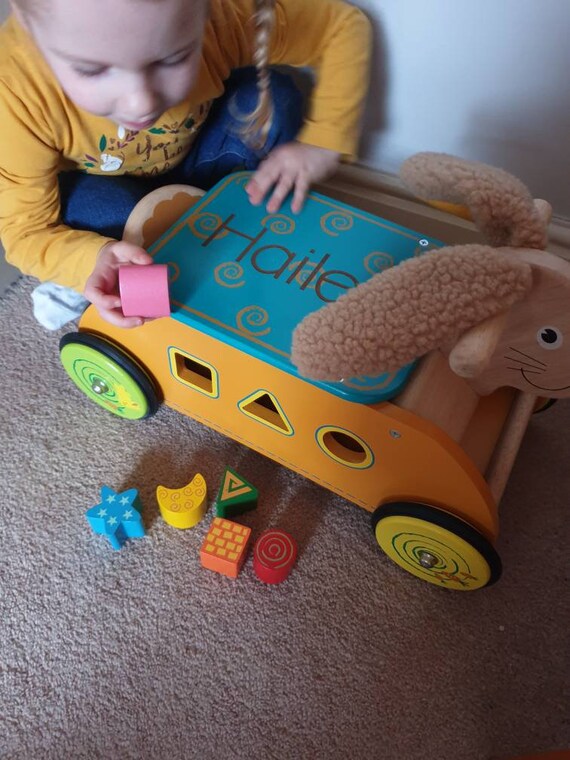 personalised wooden ride on toys