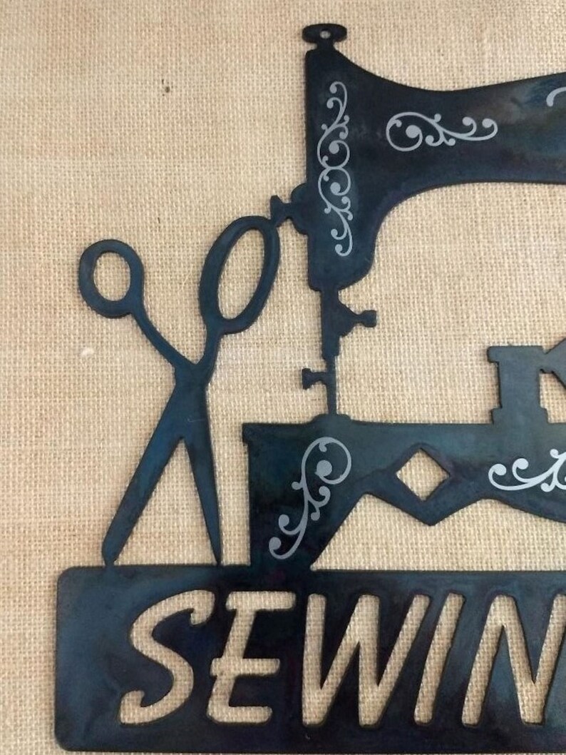Personalized Sewing Room Sign Sewing Room Sign Craft Room Sign Personalized Gift for Seamstress Seamstress Gift Sewing Room Wall Art