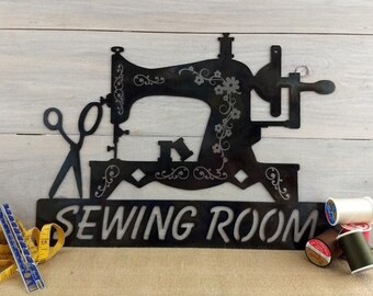 Sewing Room Sign,  Sewing Room Wall Art, Seamstress Gift, Craft Room Sign, Gift for Quilter, Quilt Room Sign, Mother's Day Gift, Mom's Gift