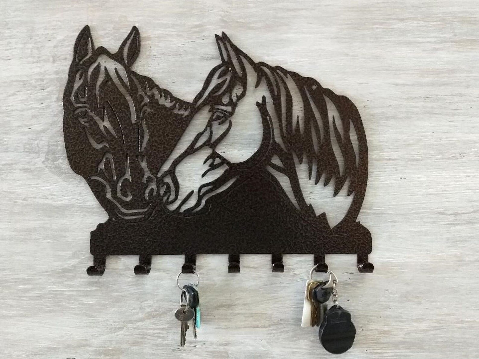 Porte-clés Allemand Marque Générique Porte-clés Dent De Cheval En Alliage  De Zinc - Forme Morsure De Cheval - Allemagne 10 Pfennig, image size:1588x1190