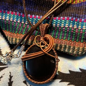 Wire wrapped onyx image 3