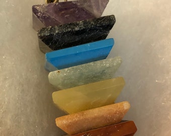 Chakra stones pendulum