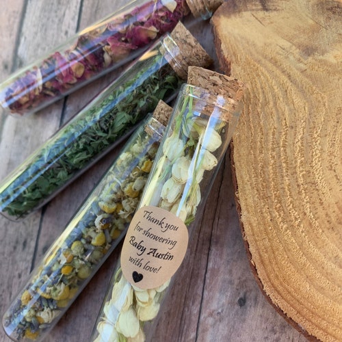 Baby Shower Favor Tea Favor Eco Friendly Herbal Tea Rustic Etsy