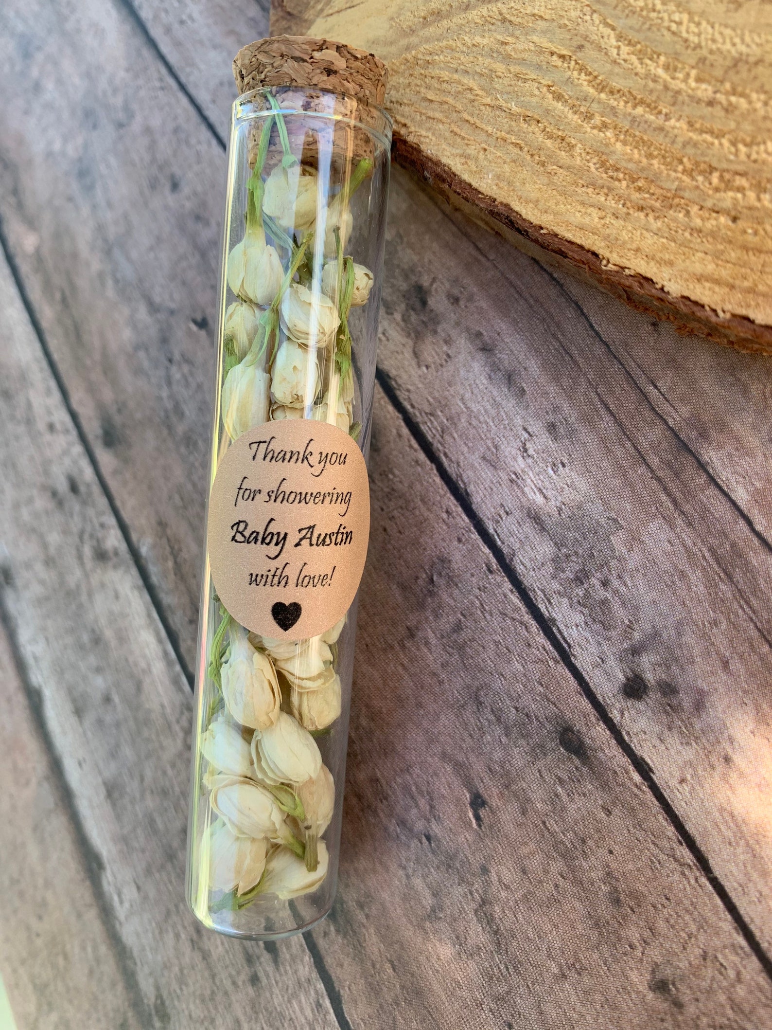 Baby Shower Favor Tea Favor Eco Friendly Herbal Tea Rustic Etsy