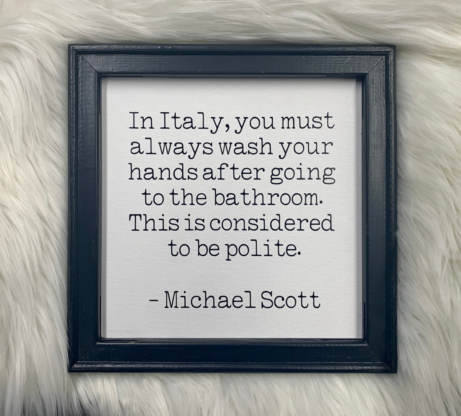 The Office Bathroom Signs 3pc Wall Canvas Set Michael - Etsy