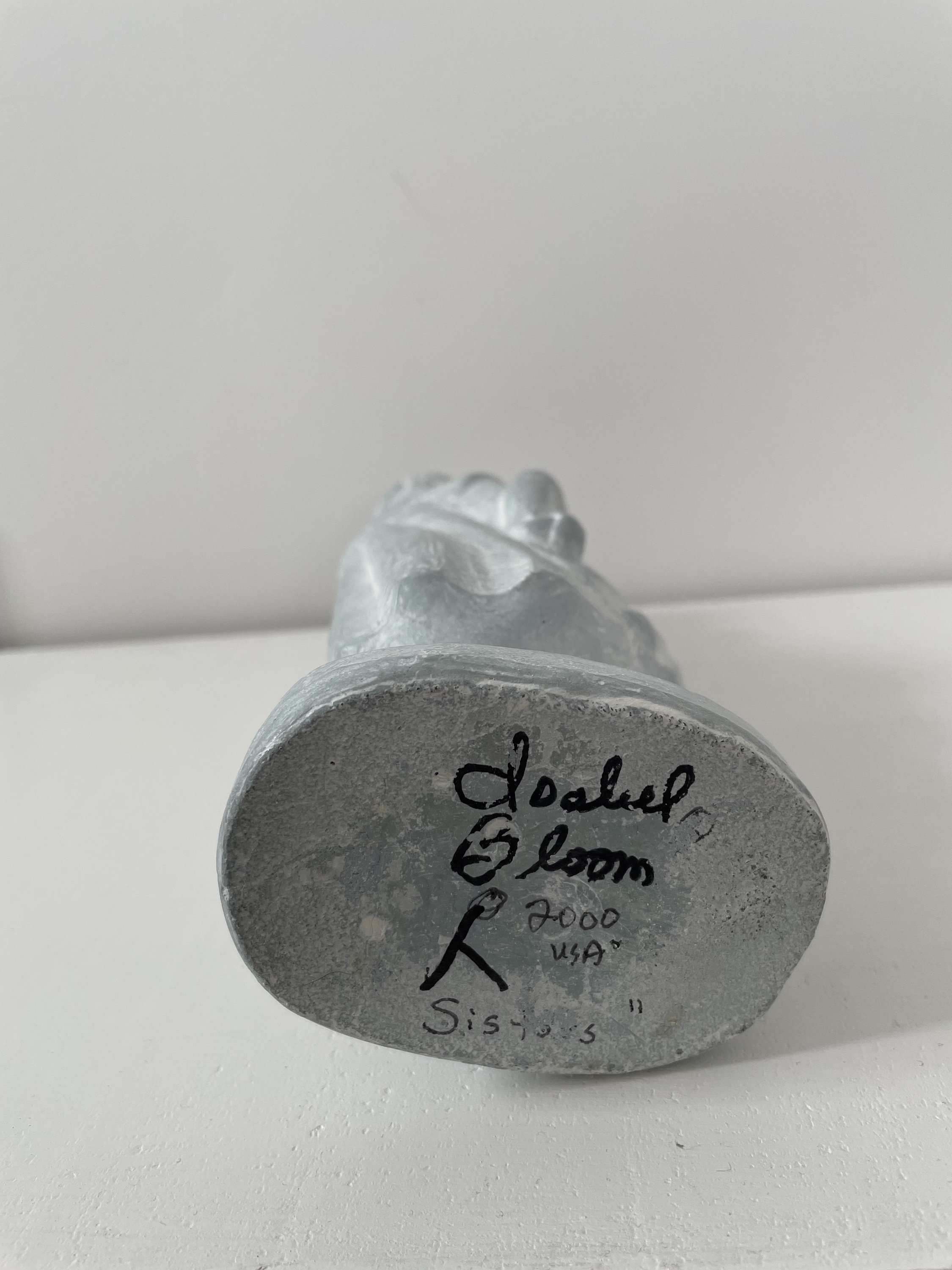 Vintage Isabel Bloom sisters Figurine, Modern Art Statue Girls