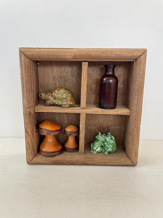Trinket Shelf Figurines, Vintage Knick Knacks, Miniature Decor for Tribket Shelf