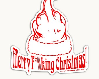 Merry F*%king Christmas Decal