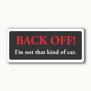 Back Off Decal 001