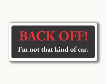 Back Off Decal 001
