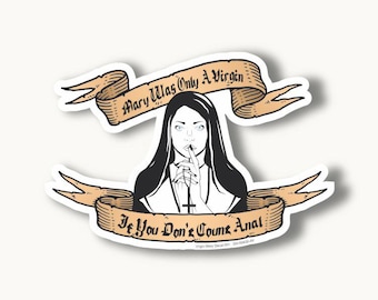 Virgin Mary Decal 001