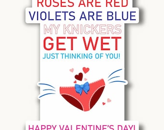 Roses are red Violets are Blue Decal 001 - Valentine
