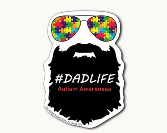 Autism Dad Life Decal