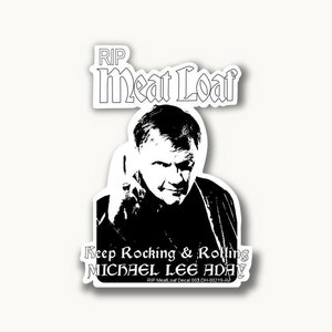 RIP Meat Loaf Aufkleber 002