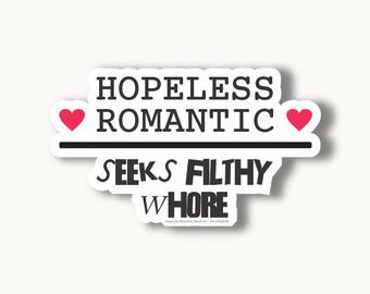 Hopeless Romantic Decal 001