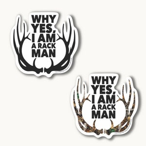I Am a Rack Man Decal