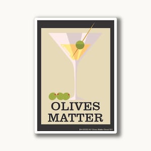 Olives Matter Decal 001