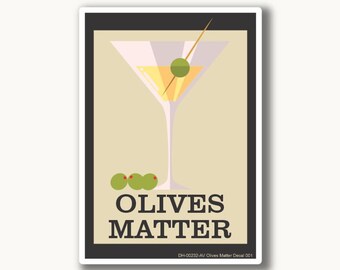Olives Matter Decal 001