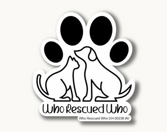 Who Rescued Who Decal 001