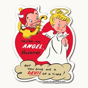 Me das una calcomanía del diablo de un tiempo - San Valentín