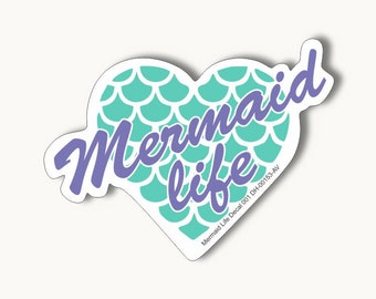 Sticker zeemeerminleven 001