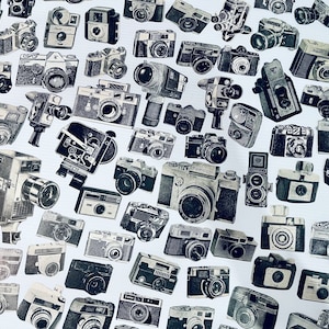 Vintage KLEINE Kamera Diecuts Fussy Cuts Junk Journal Papier Collage Versorgung 12