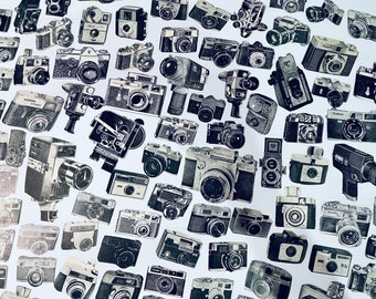 Vintage SMALL Camera Diecuts Fussy Cuts Junk Journal Paper Collage Supply 12